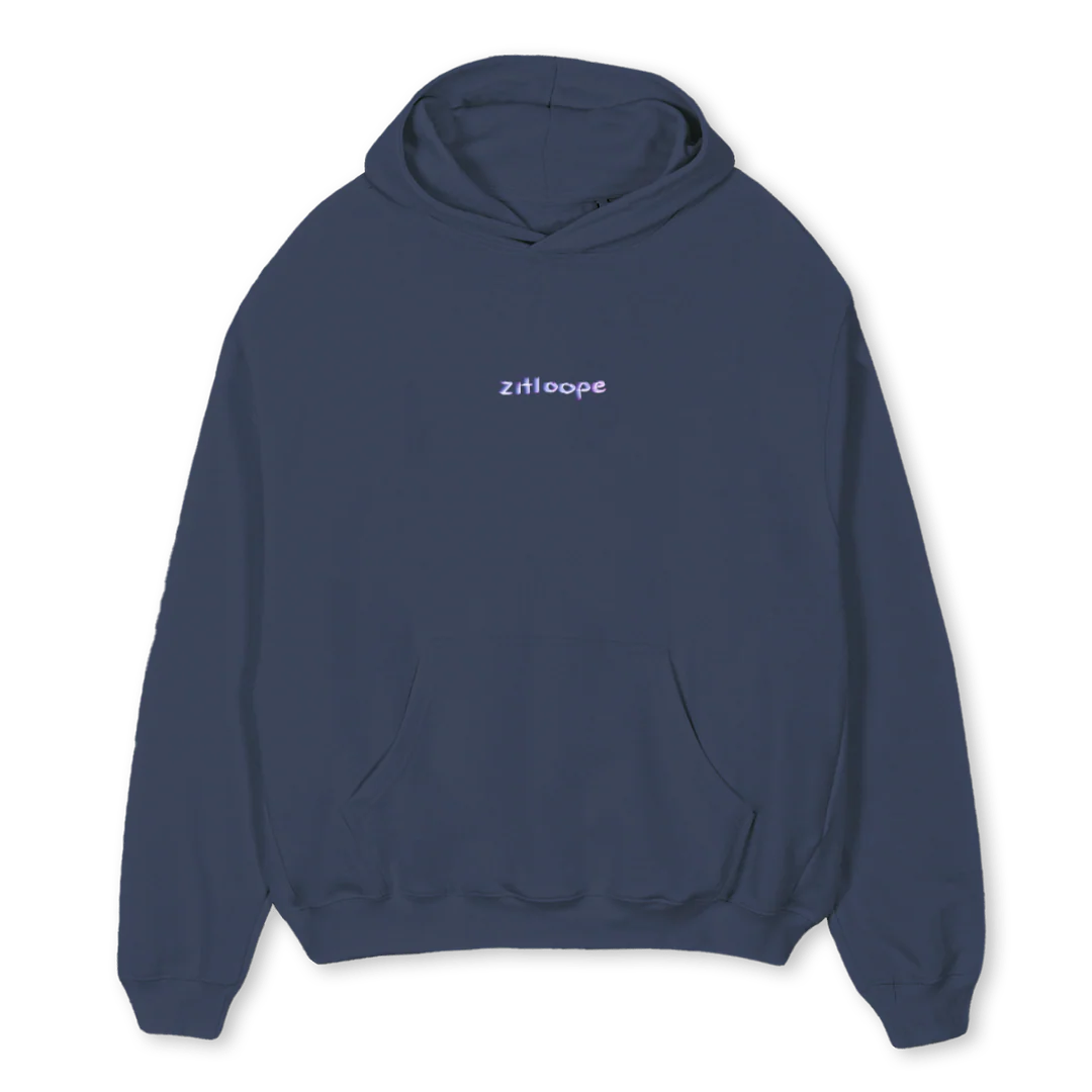 LWS PULLI Navy Blue Oversized Hoodie.