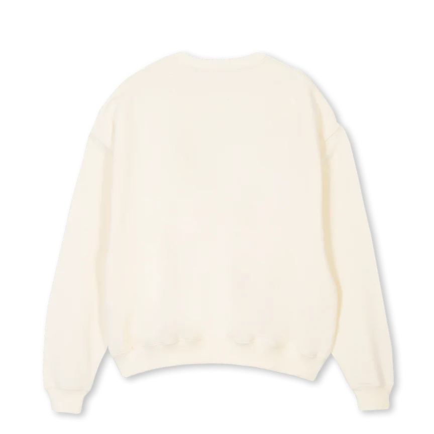 LWXBSFHCRM Cream Oversized Crewneck Sweater. - Image 2