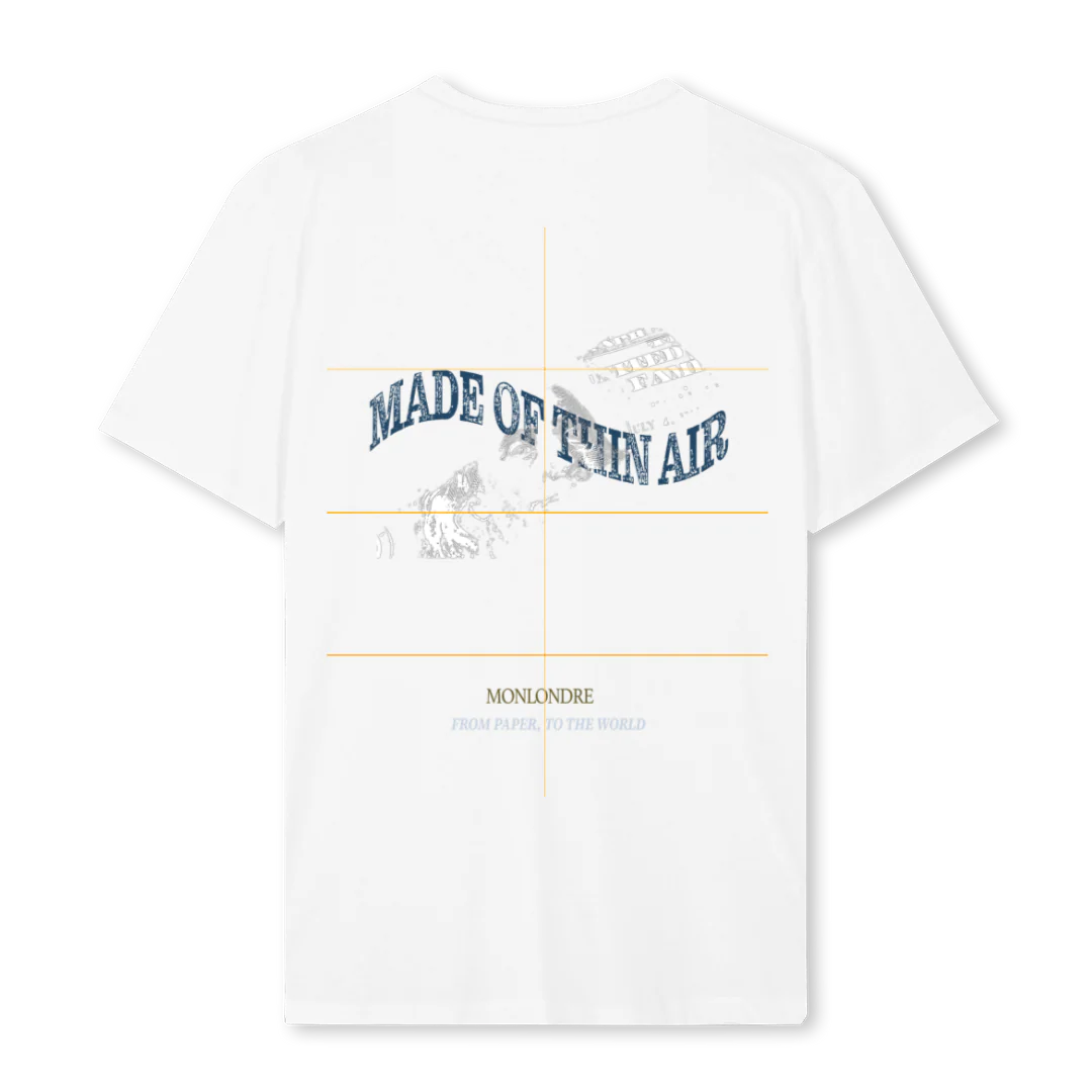 MADE OF THIN AIR BRC White Regular Tee. - Image 2