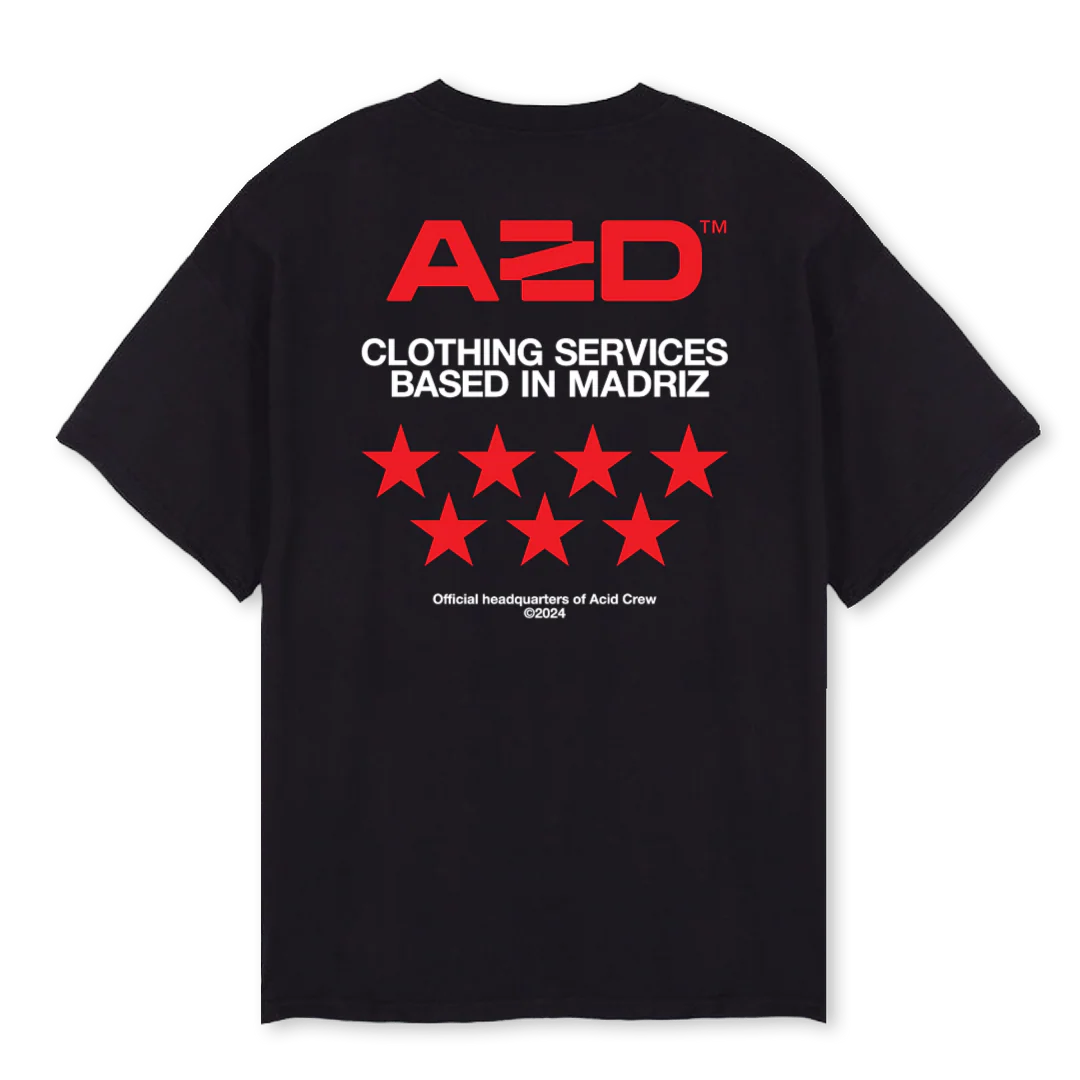 MADRIZ Black Oversized Tee. - Image 2