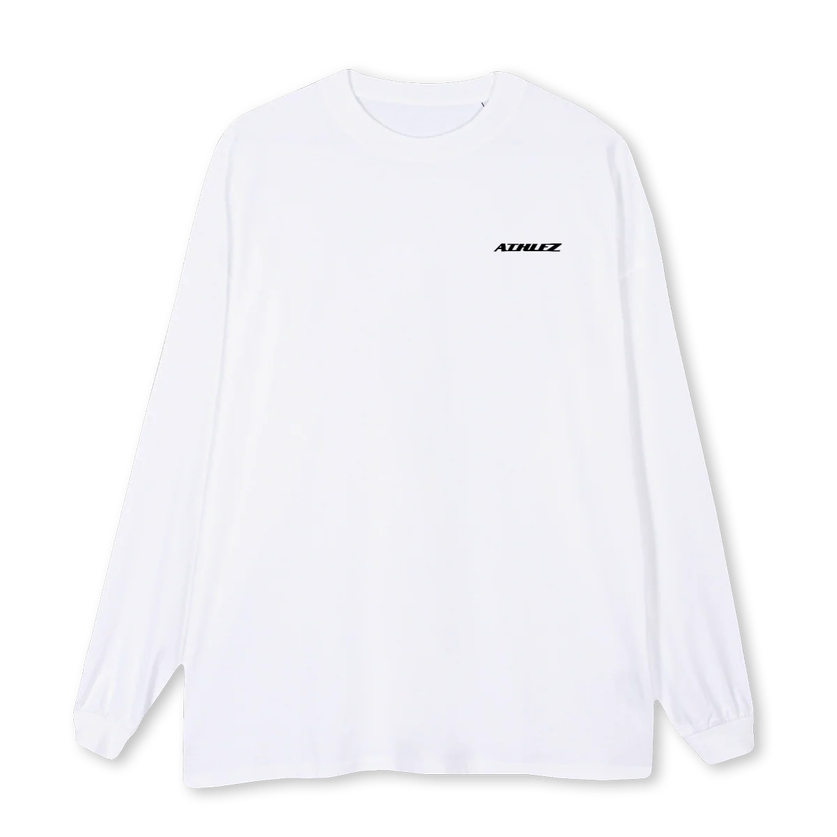 MAGAZINEBLUE White Oversized LS Tee.