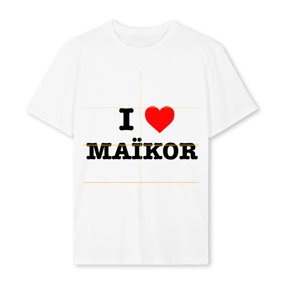 MAIK White Regular Tee.