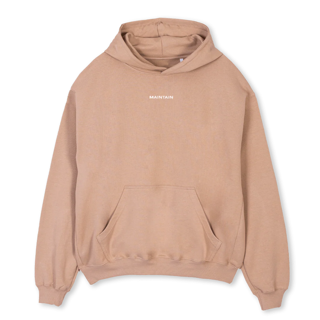 MAINTAINSIGNATURE Croissant Oversized Hoodie.