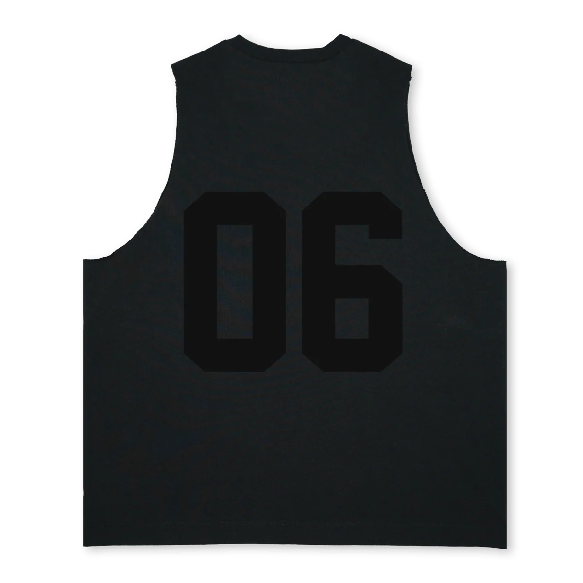 MAJORSTEEBLACK Deep Black Oversized Vest. - Image 2