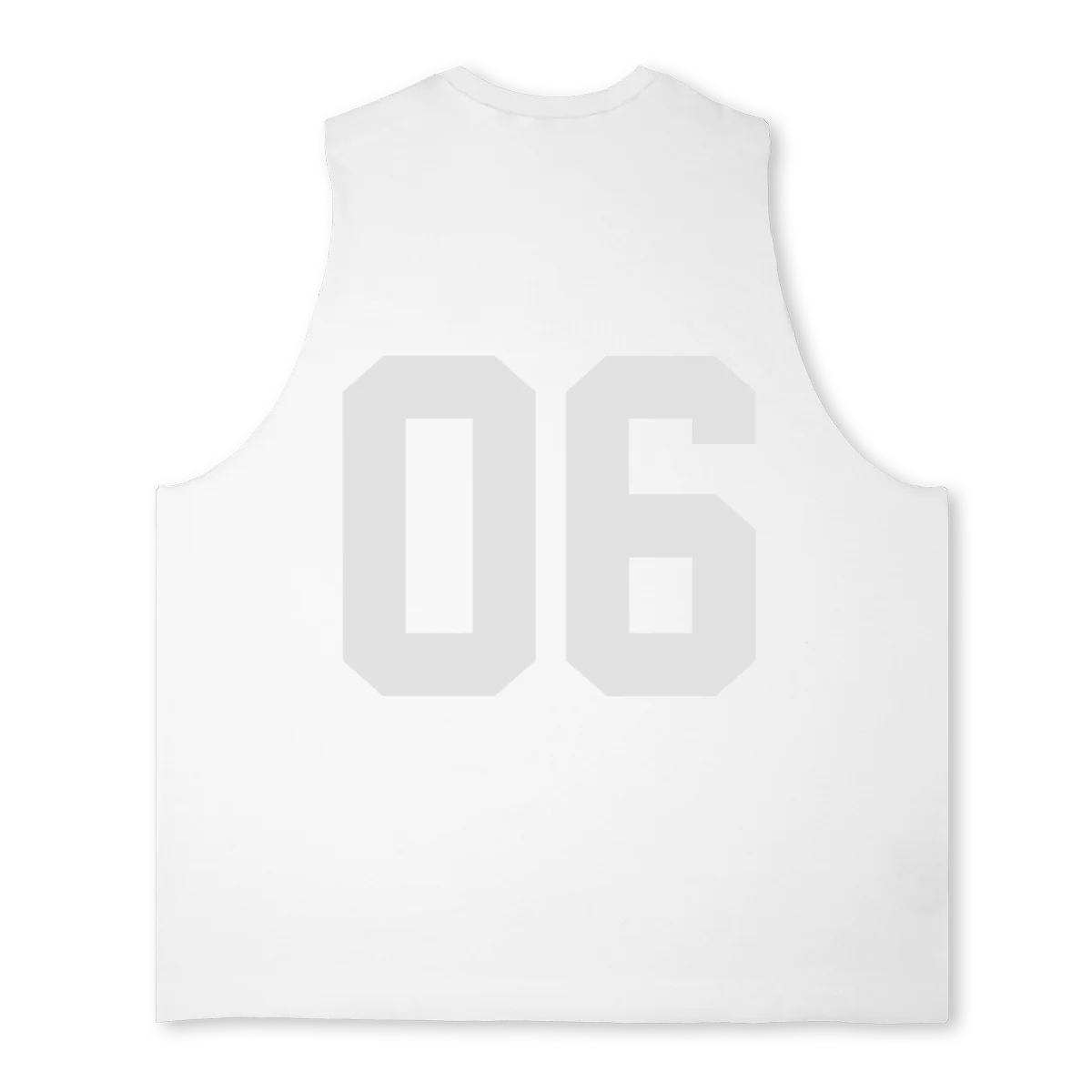 MAJORSTEEWHITE Bright white Oversized Vest. - Image 2