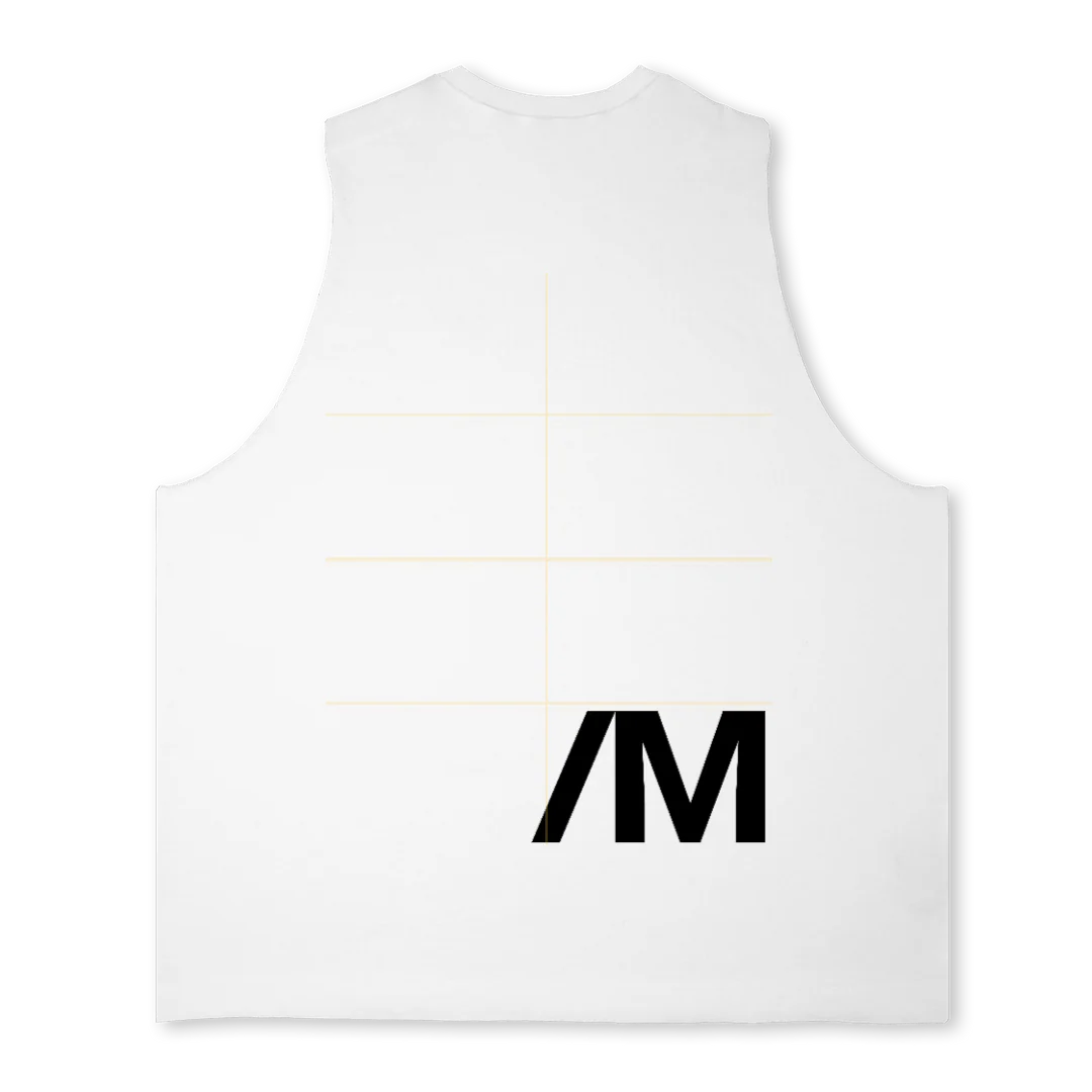 MALEVEST Bright white Oversized Vest. - Image 2