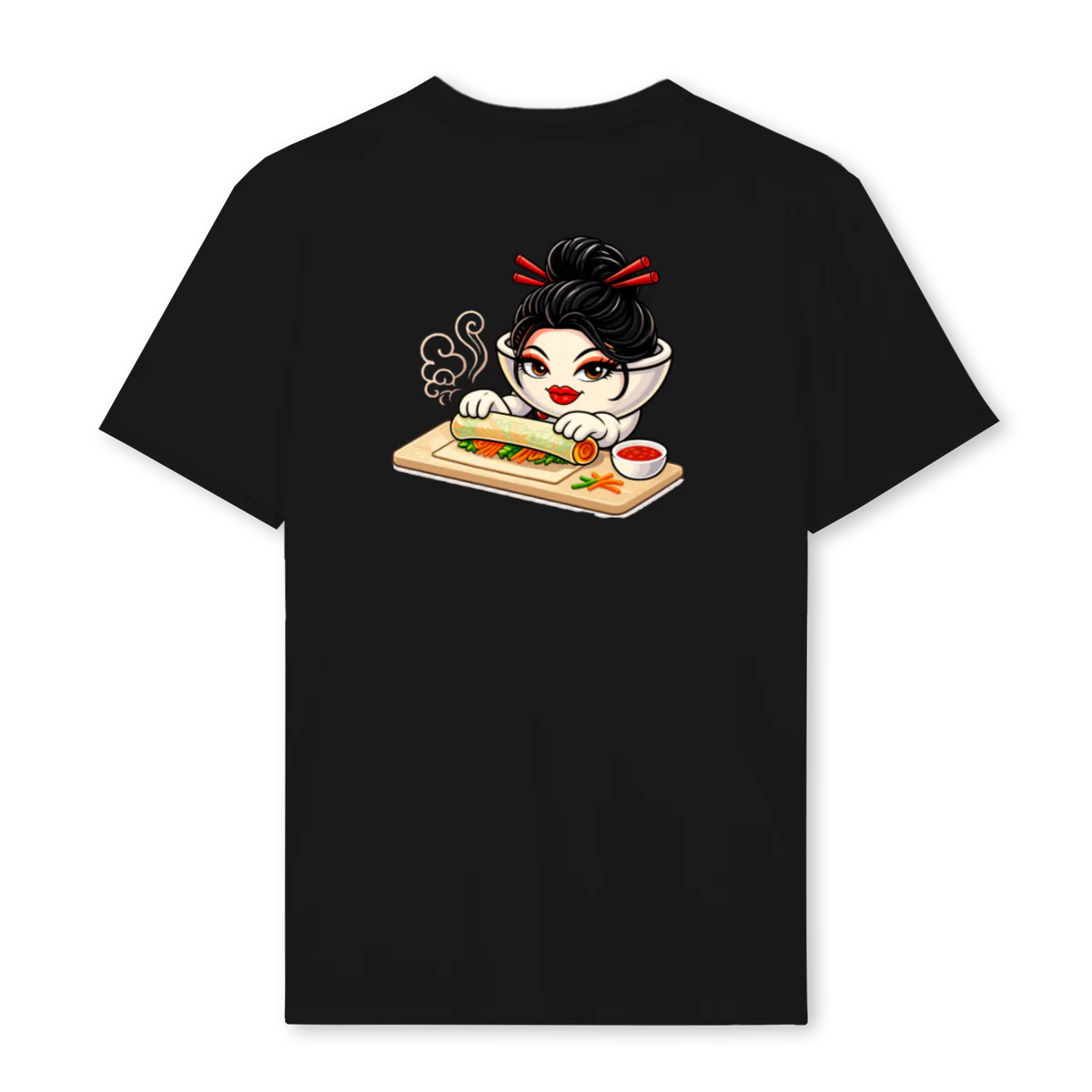 MAMAN Black Regular Tee. - Image 2