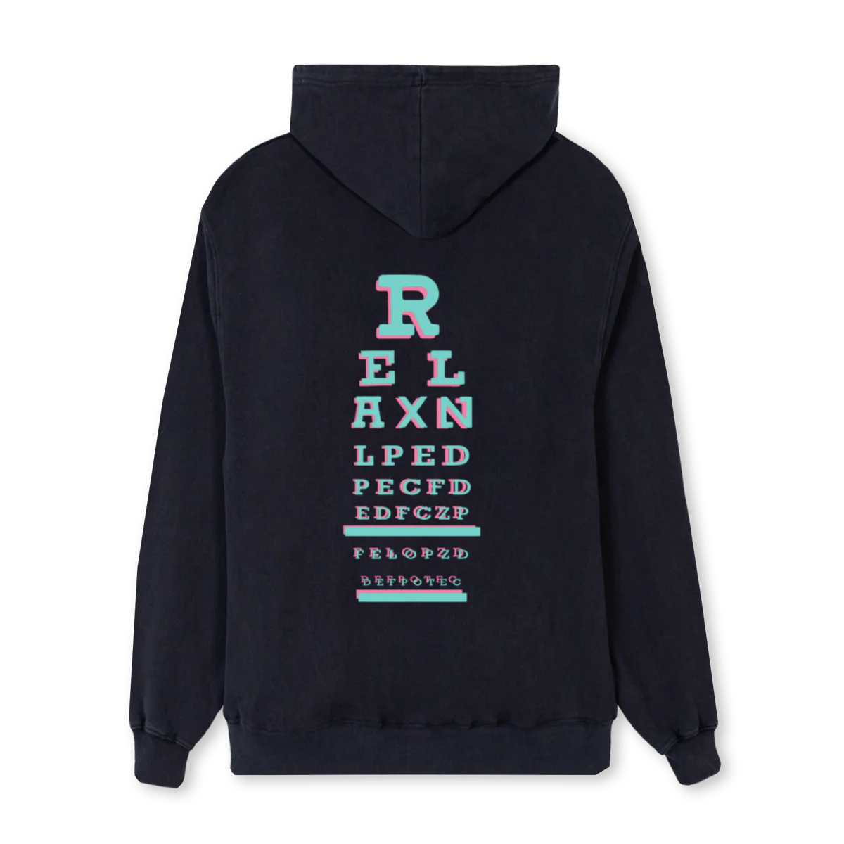 MAN Vintage Black Regular Hoodie. - Image 2
