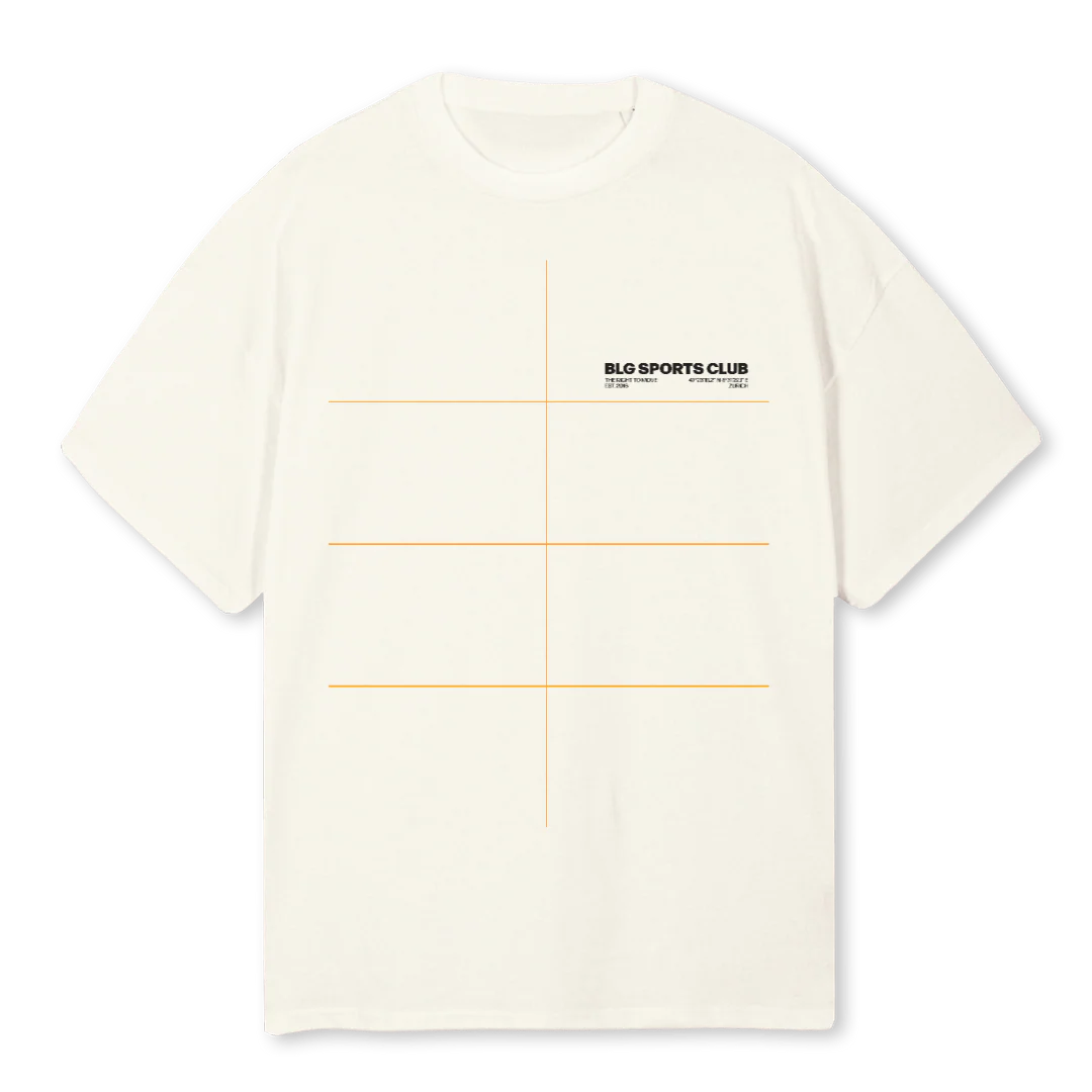 MANUEL Cream Oversized Tee.
