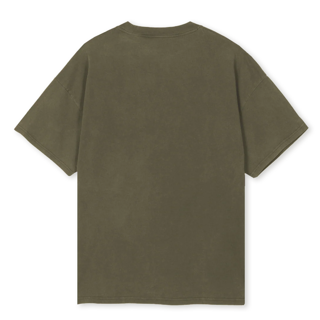 MARAGREEN Vintage Olive Oversized Tee. - Image 2