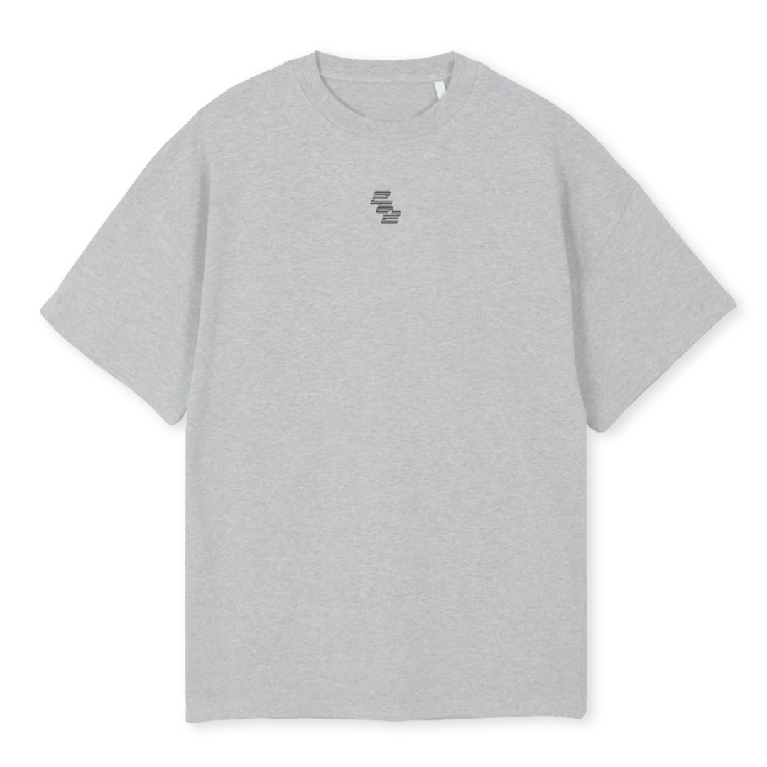 MARANEWLOGO_2 Light Grey Marl Oversized Tee.