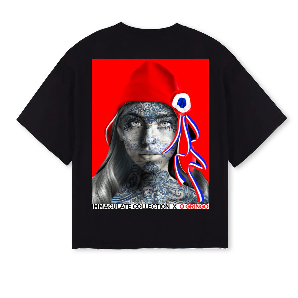 MARIANNEBLACK Black Oversized Boxy Tee. - Image 2
