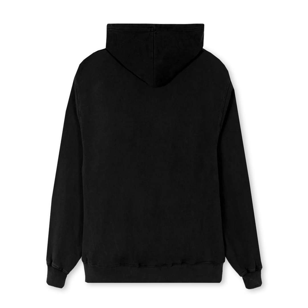 MARK Black Regular Zipped Hoodie. - Image 2