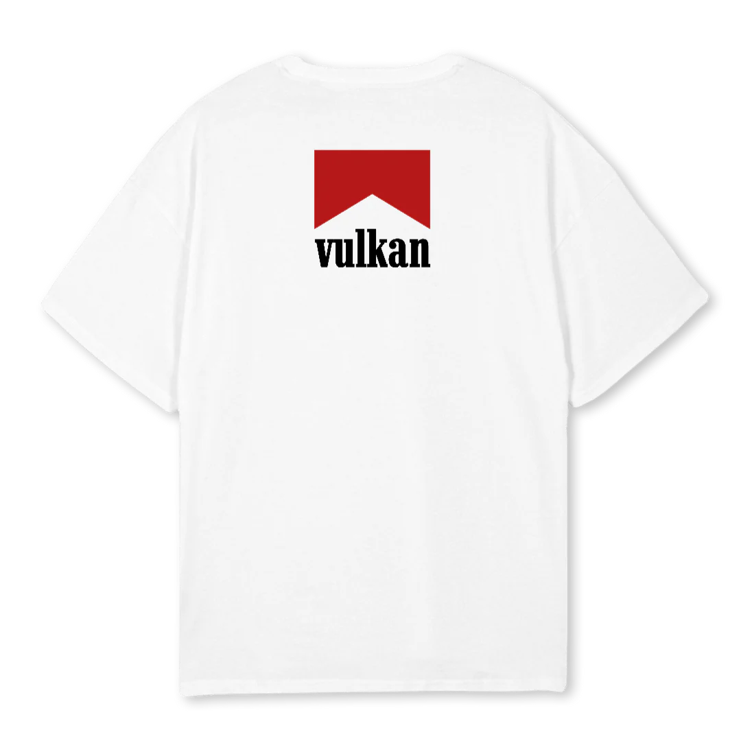 MARLBORO HVIT White Oversized Tee. - Image 2