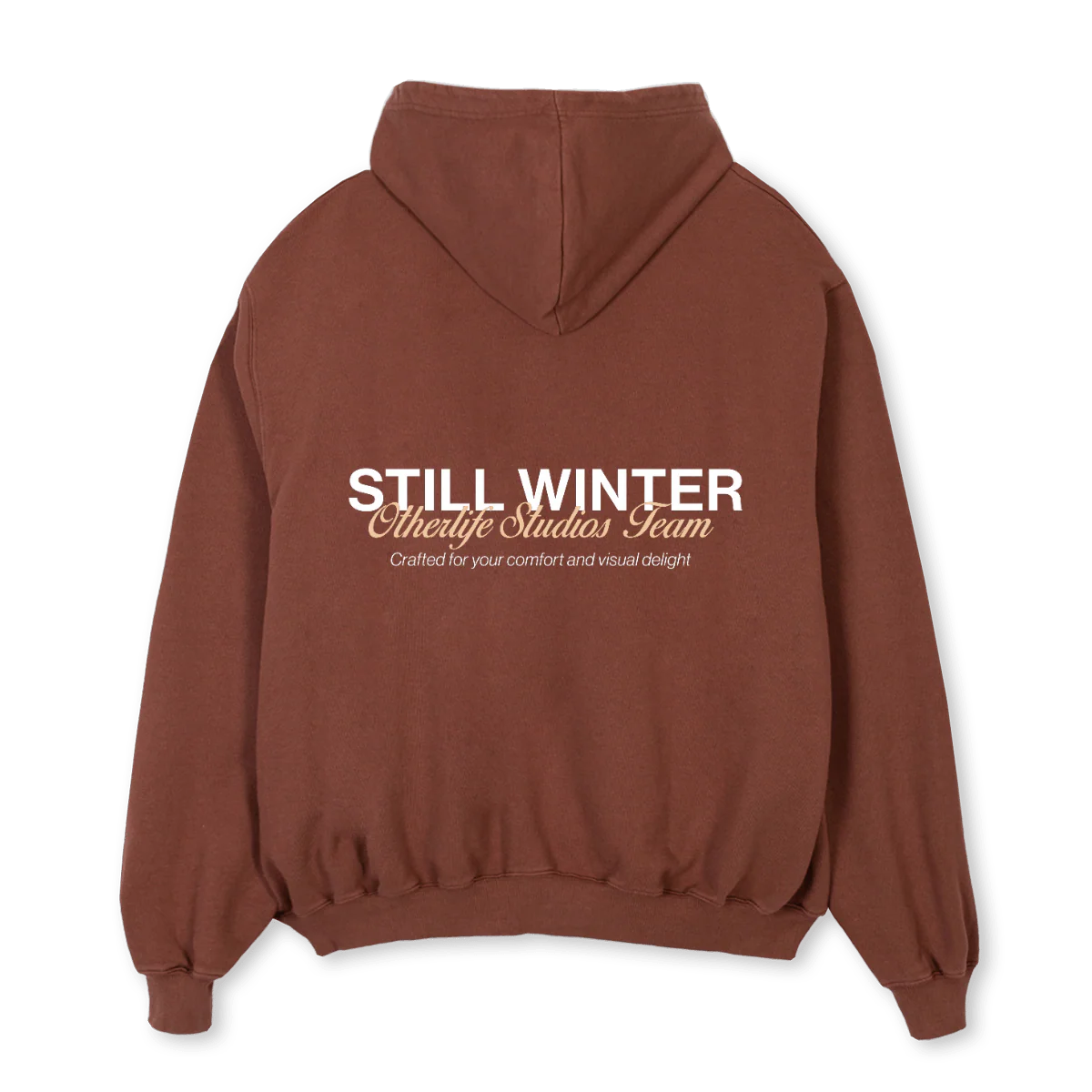 MARRONZIPHOODIE Vintage Brown Oversized Hoodie. - Image 2