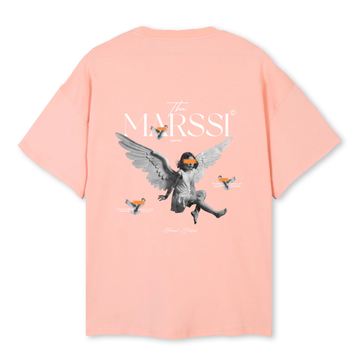 MARSSIEMPIRE Pink Clay Oversized Tee. - Image 2