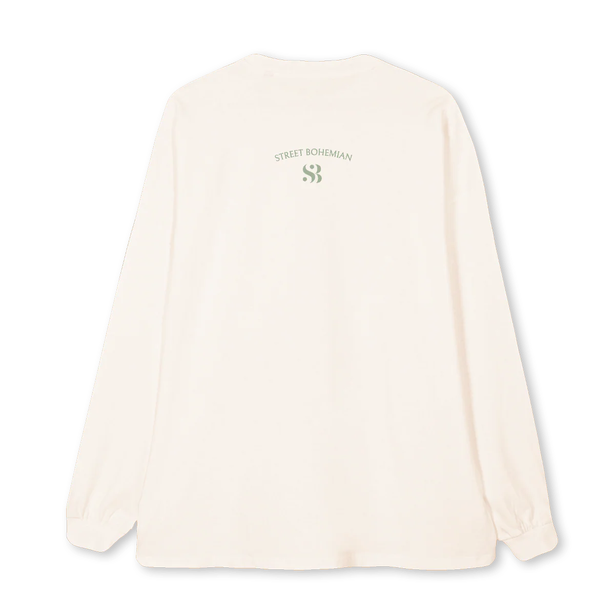 MARTHA Vintage White Oversized LS Tee. - Image 2