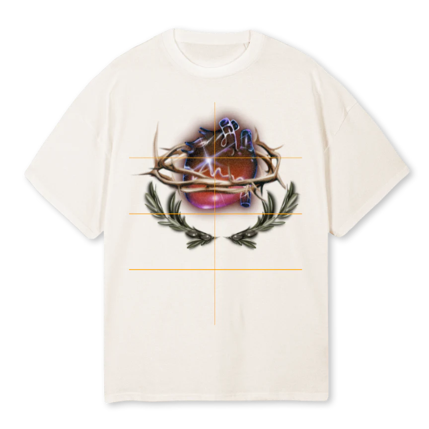MARYTEE Vintage White Oversized Tee.