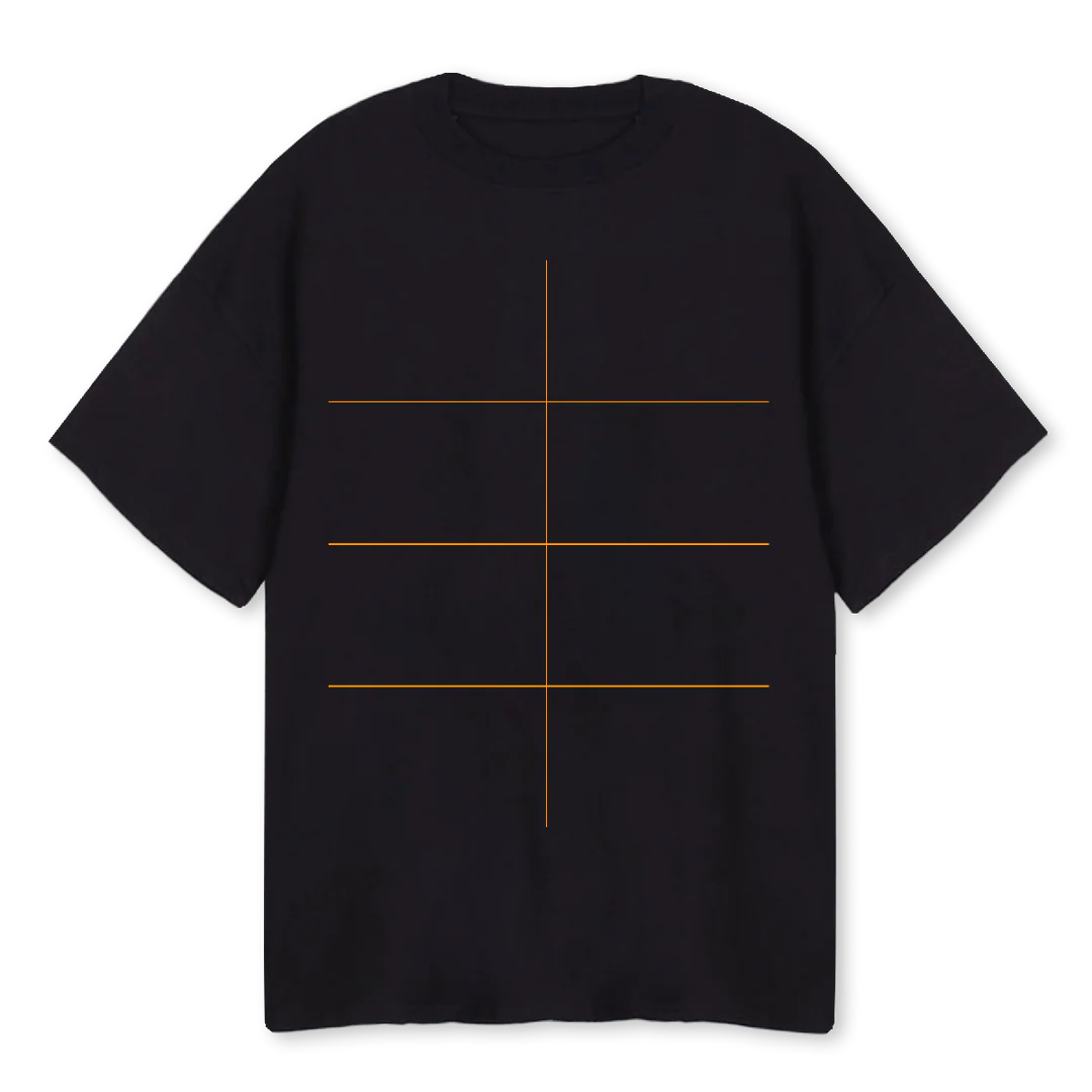 MASHALLAH Black Oversized Tee.