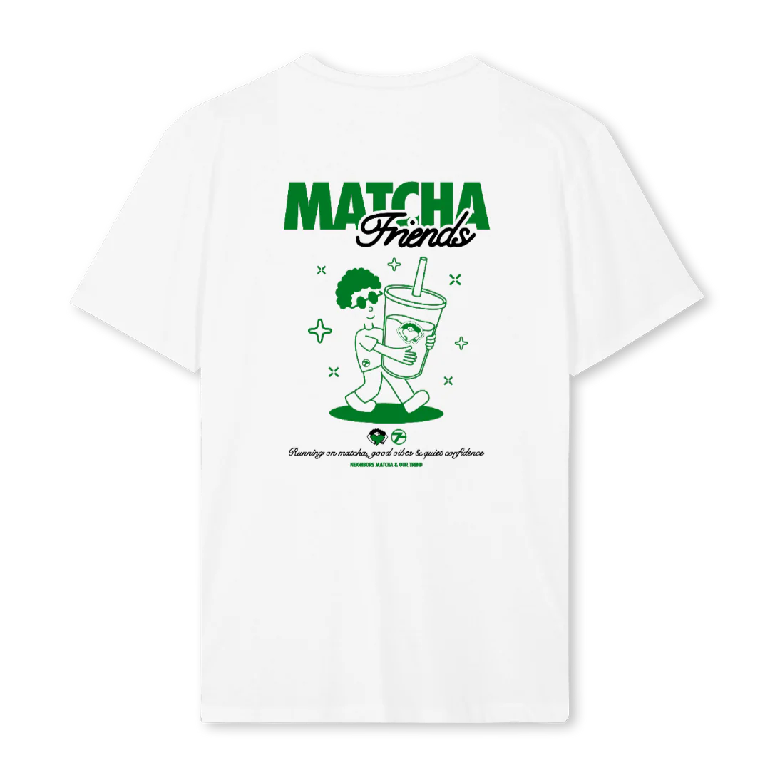MATCHA White Regular Tee. - Image 2