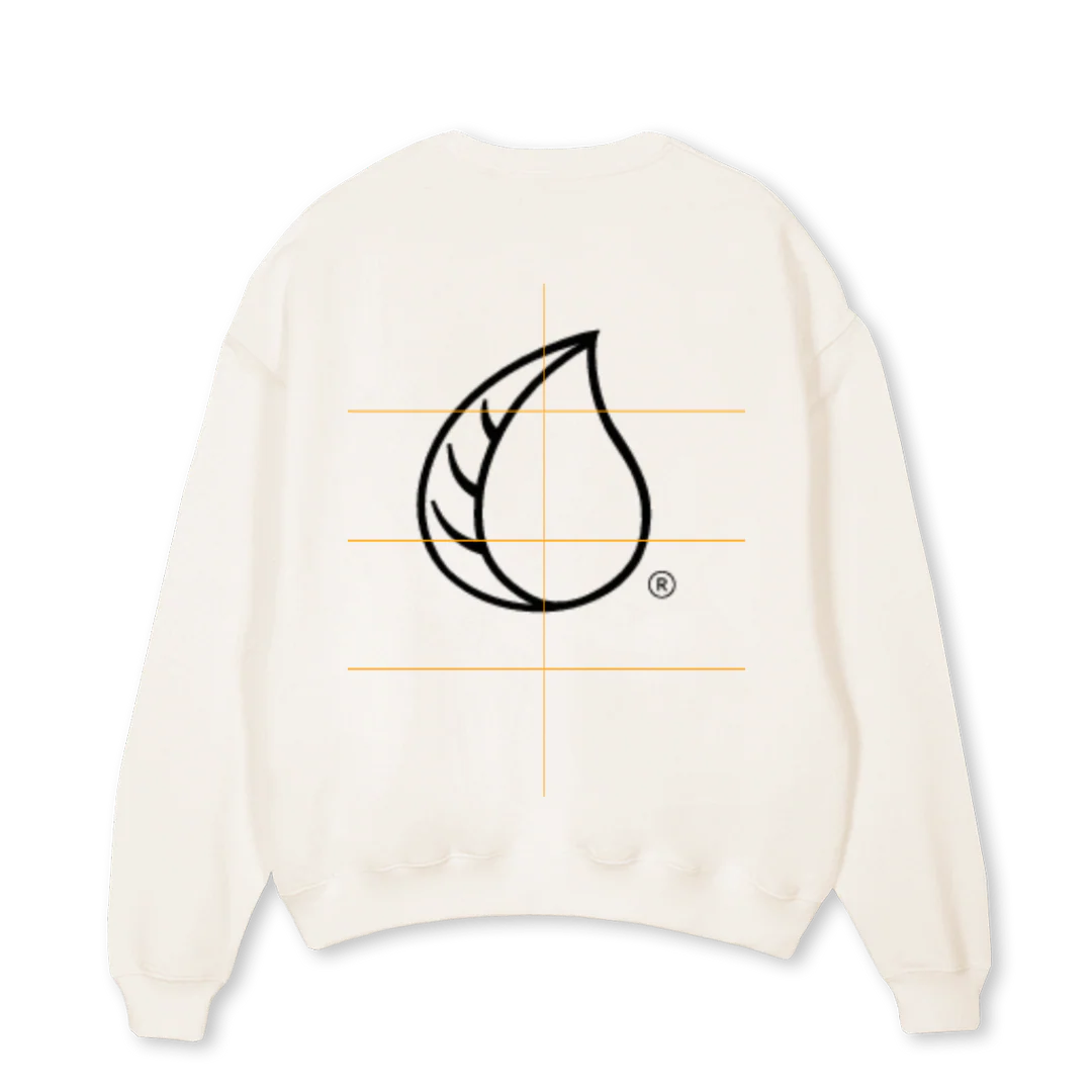 MATTC Vintage White Oversized Crewneck Sweater. - Image 2