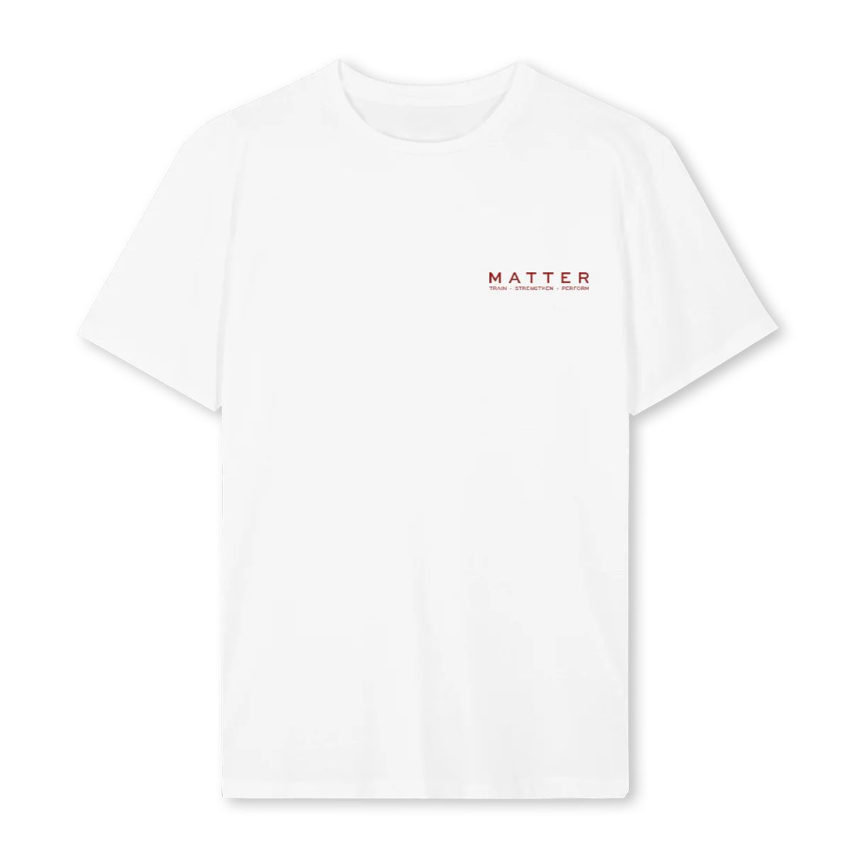MATTERTTRED  White Regular Tee.