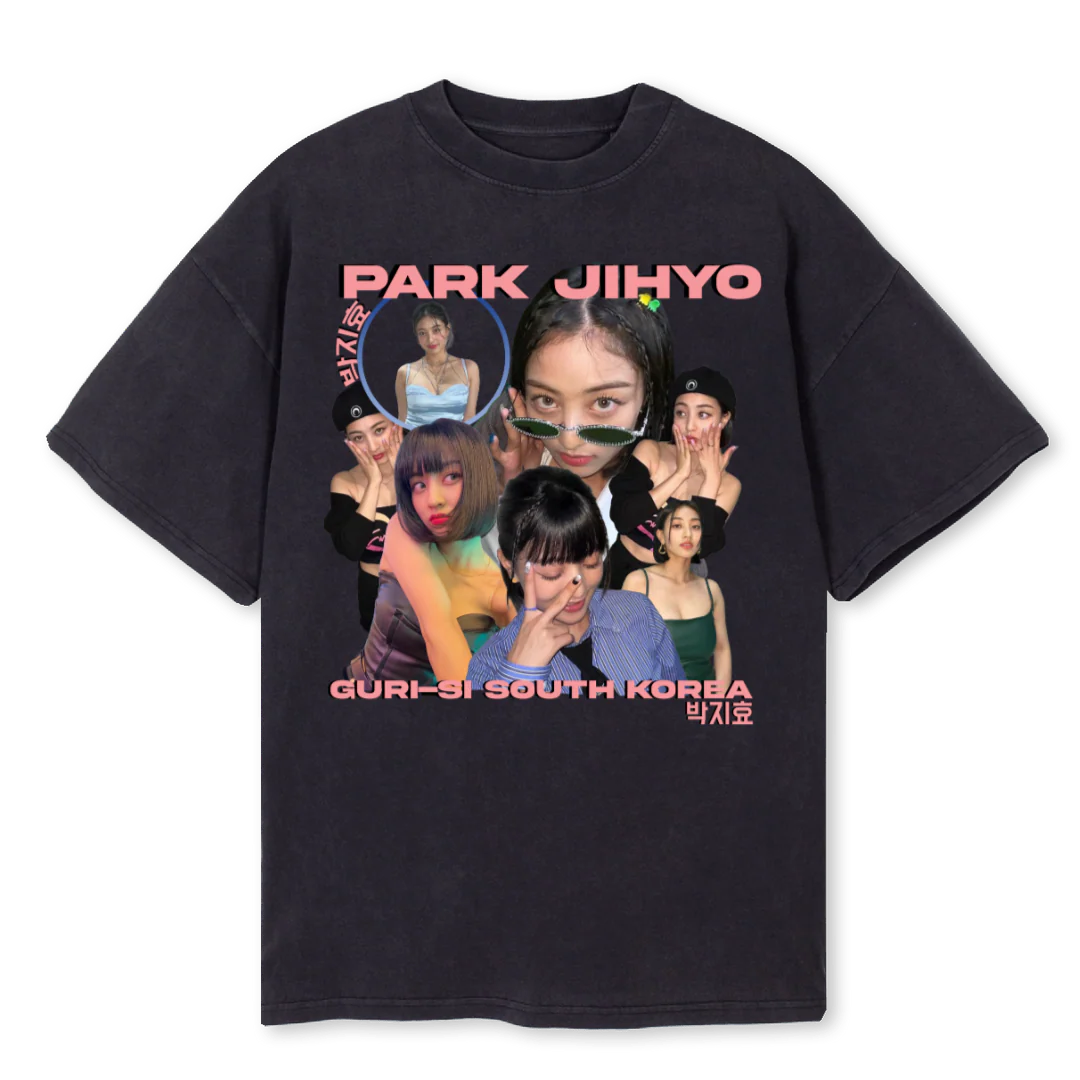 MAX TWICE EDIT Vintage Black Oversized Tee.