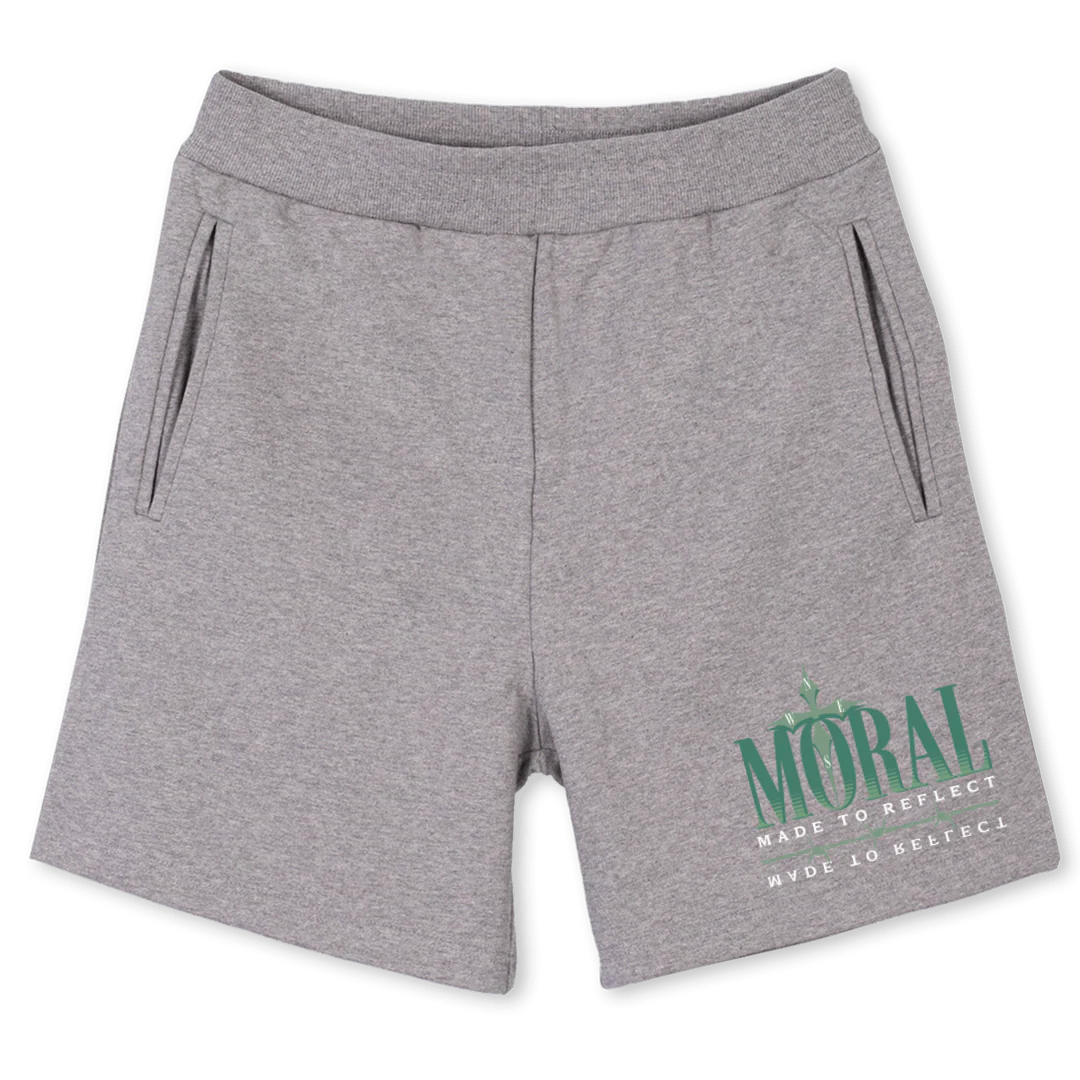 MCGREEN Grey Marl Sweatshorts.