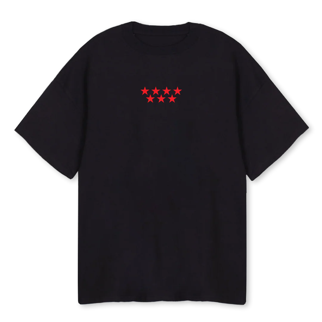 MDZ Black Oversized Tee.