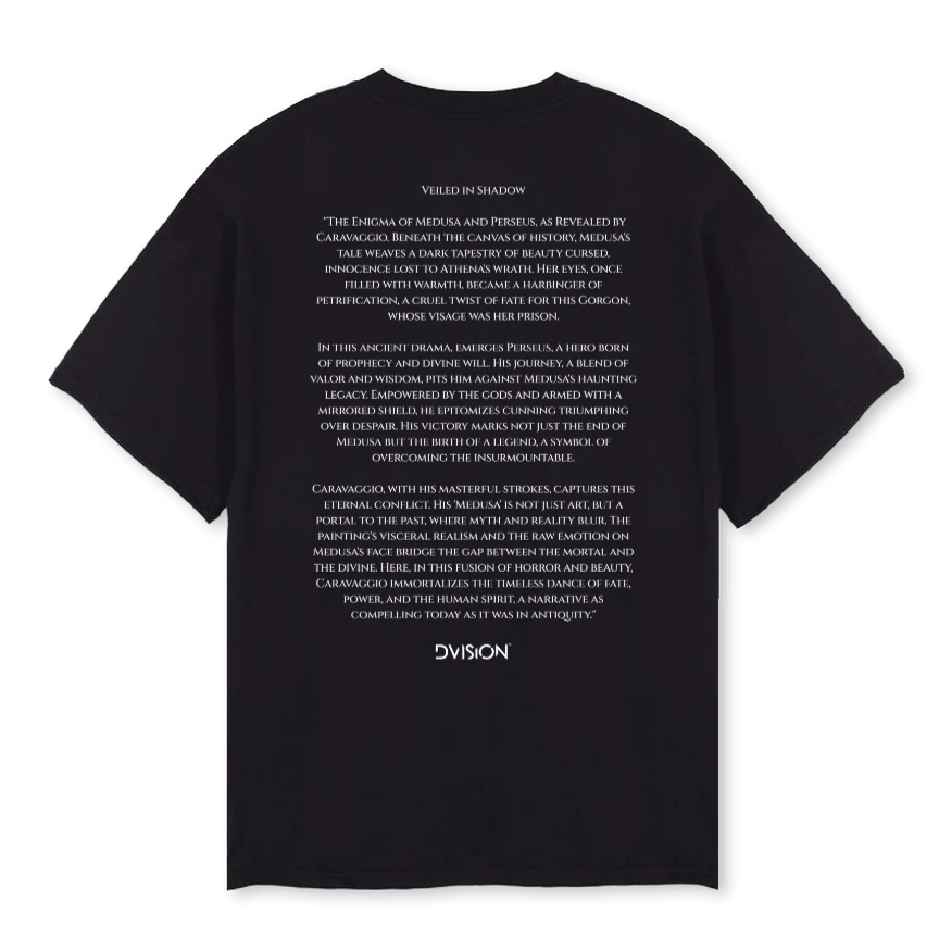 MEDUSABLK Black Oversized Tee. - Image 2