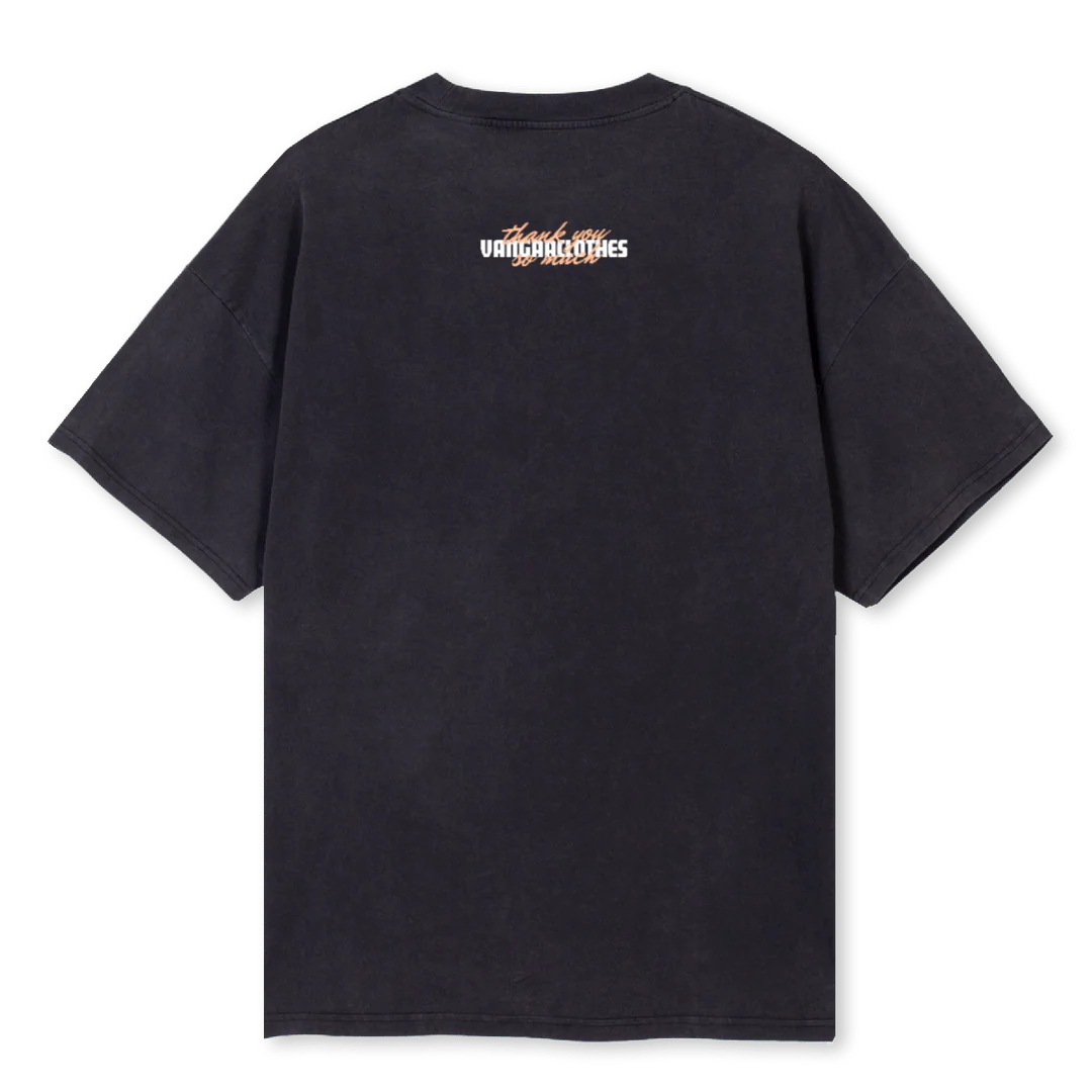 MERCI OST Vintage Black Oversized Tee. - Image 2