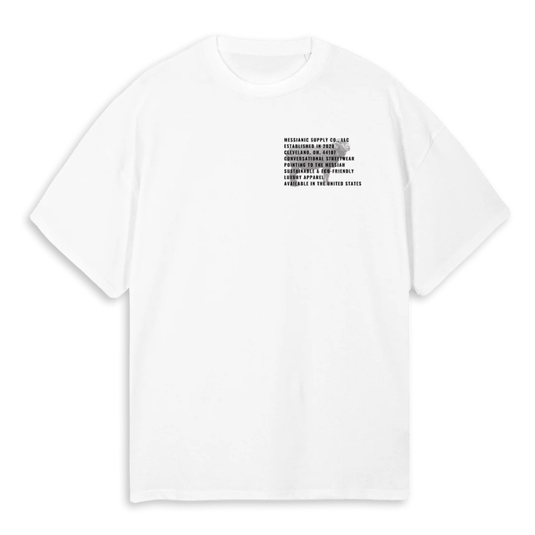 MESS SIG RAM L VINTA White Oversized Tee.