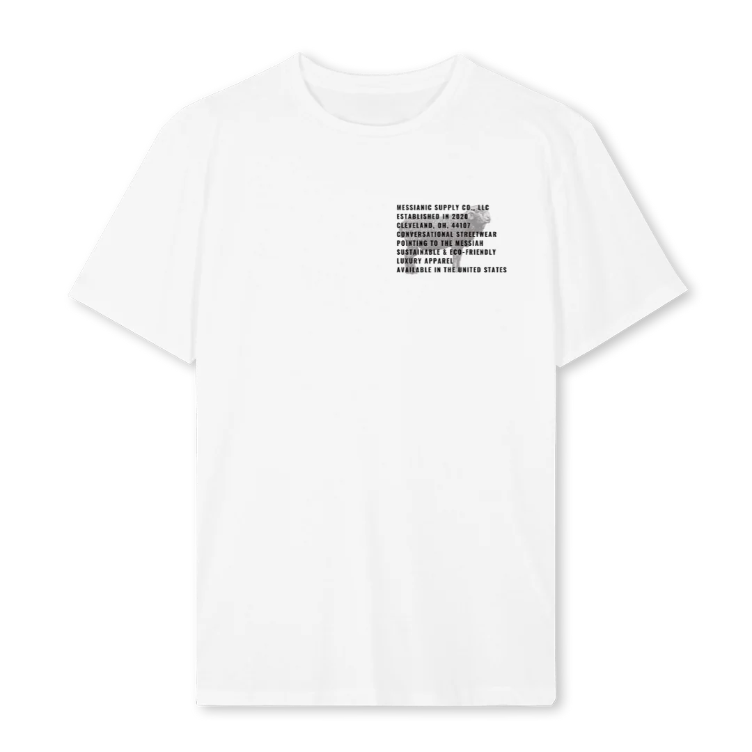 MESS SIGNATURE RAM R White Regular Tee.