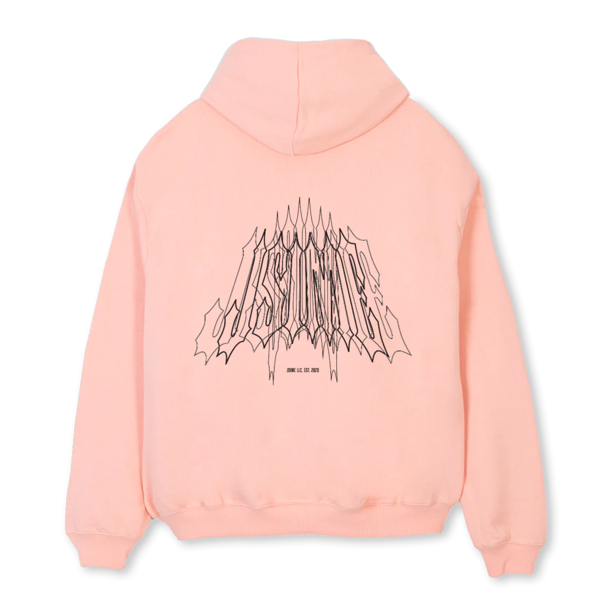 METAL CORAL HD Pink Clay Oversized Hoodie. - Image 2