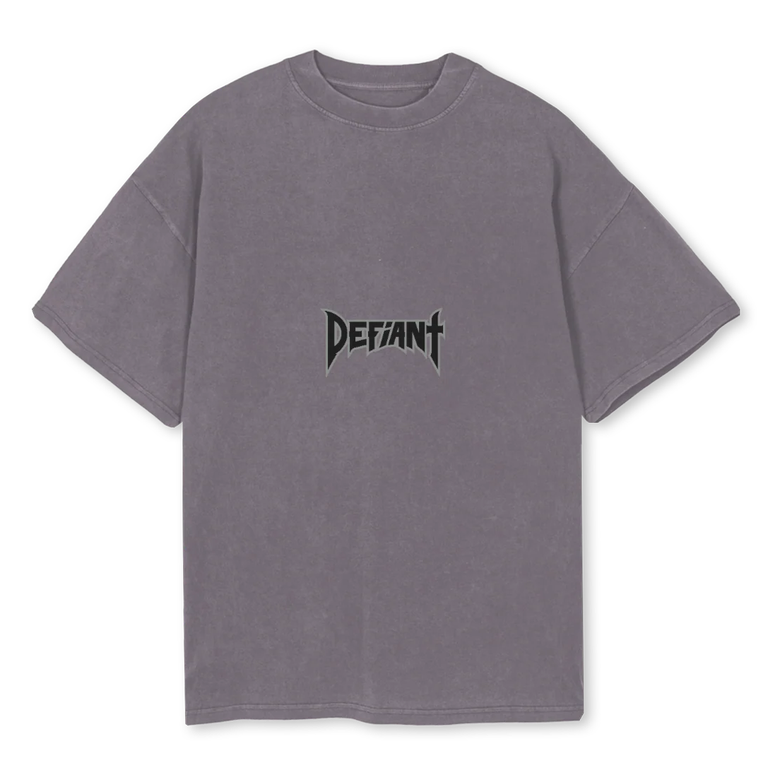 METAL Pigment Grey Oversized Tee.