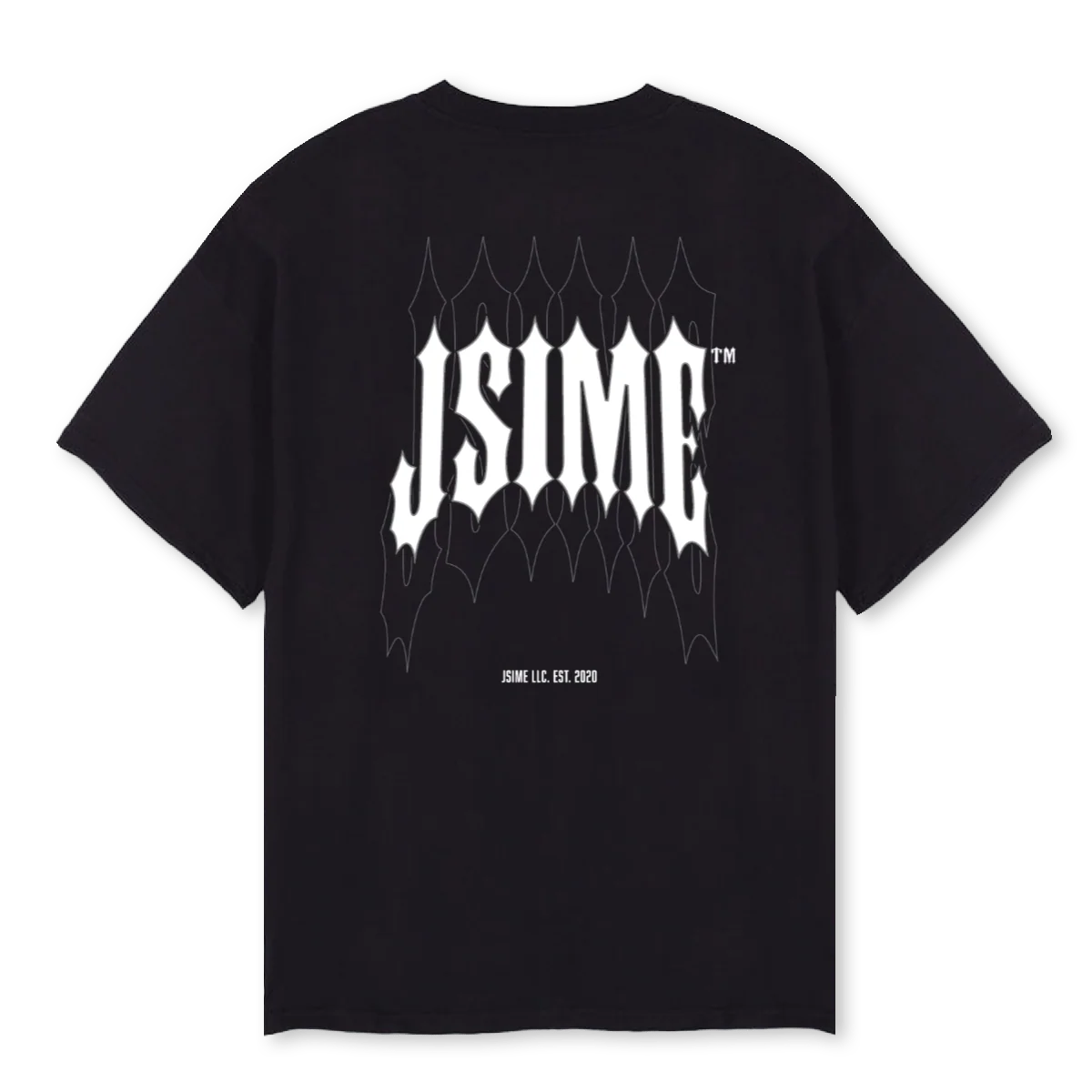 METAL POCKET BLK Black Oversized Tee. - Image 2