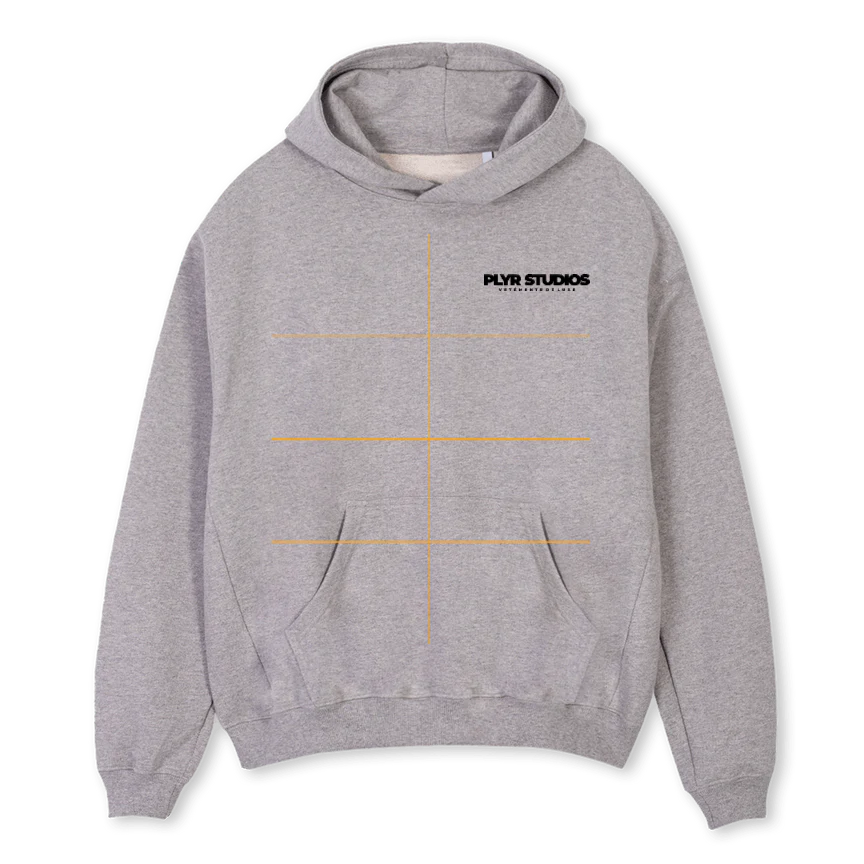 MICHEL Grey Marl Oversized Hoodie.