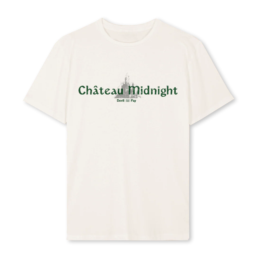 MIDNIGHT Vintage White Regular Tee.