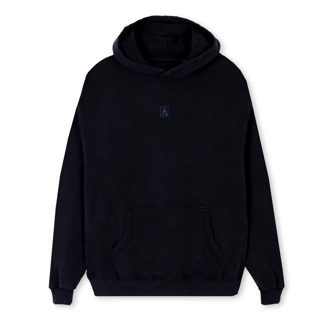 MIGRATIONSETTER Black Regular Hoodie.