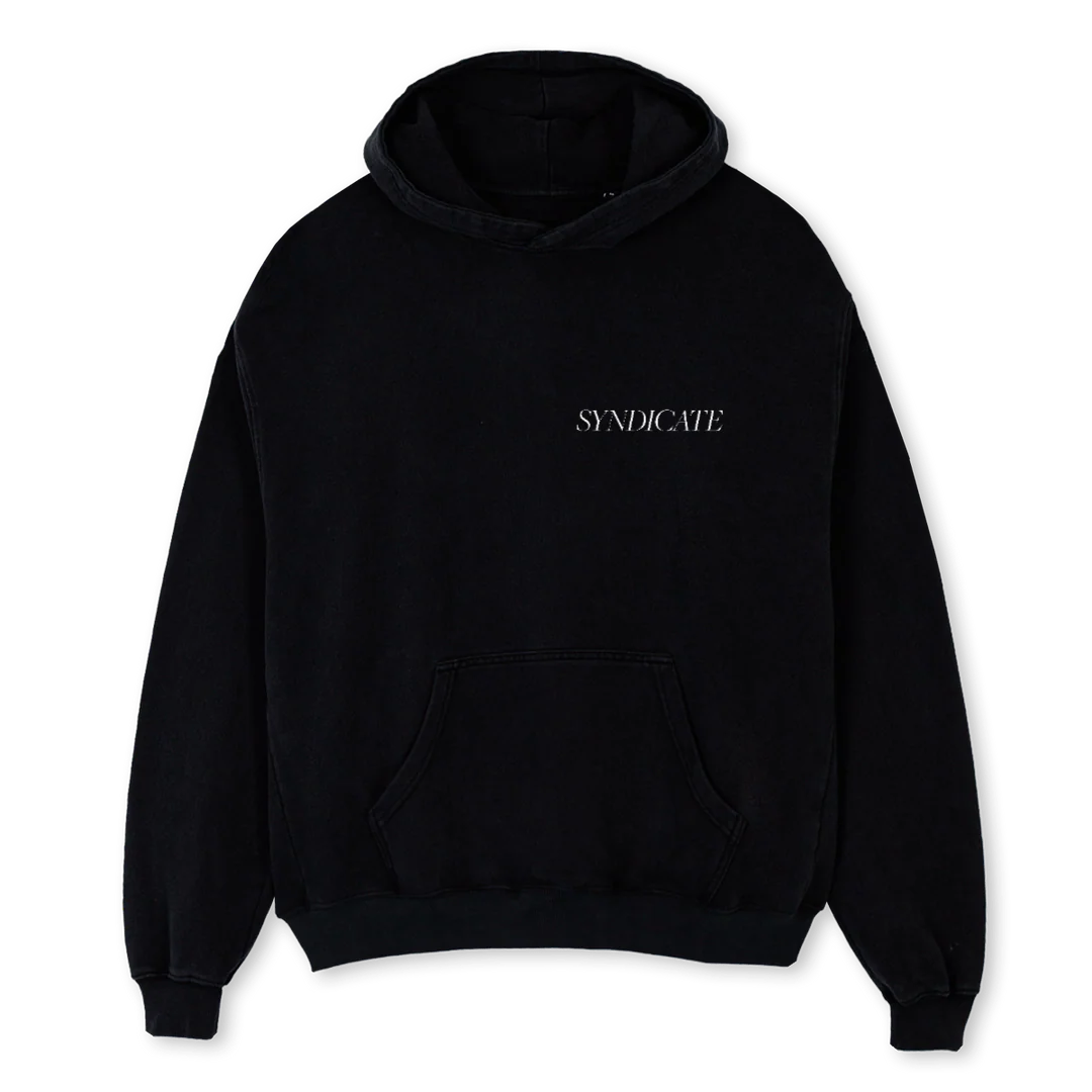 MISFITT Black Oversized Hoodie.