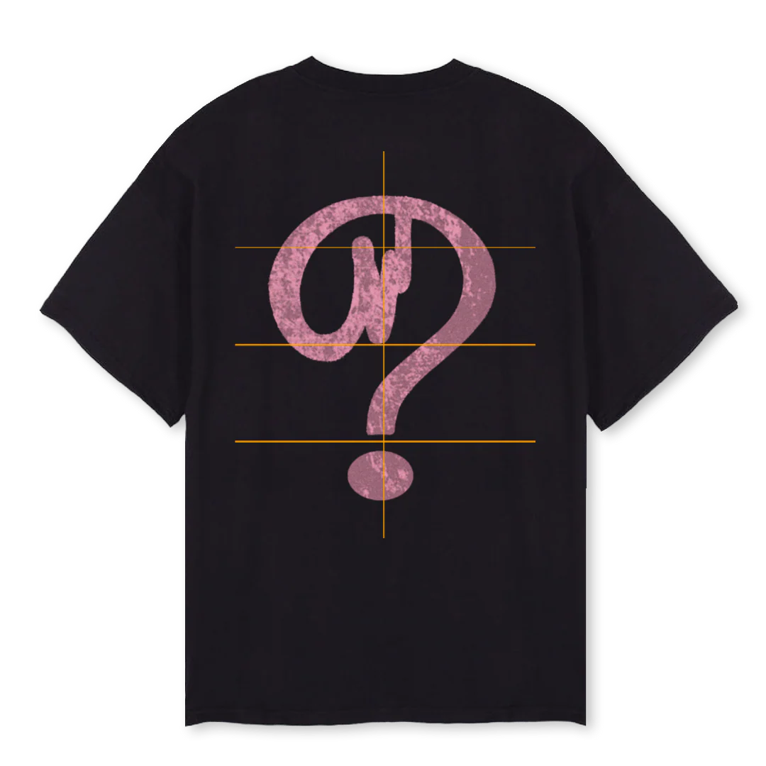 MISSING EXPRESSIONS Black Oversized Tee. - Image 2