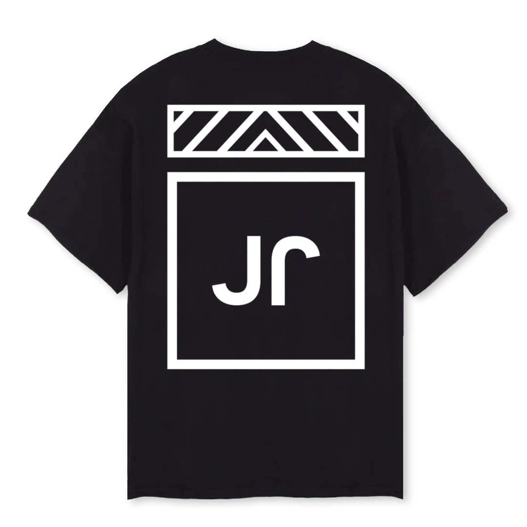 MJ BASIQUE NOIR T Black Oversized Tee. - Image 2