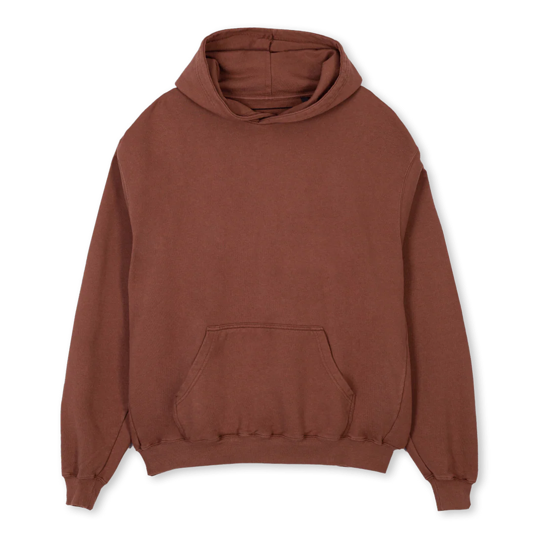 MJ GRAF BEIGE FULL Vintage Brown Oversized Hoodie. - Image 2