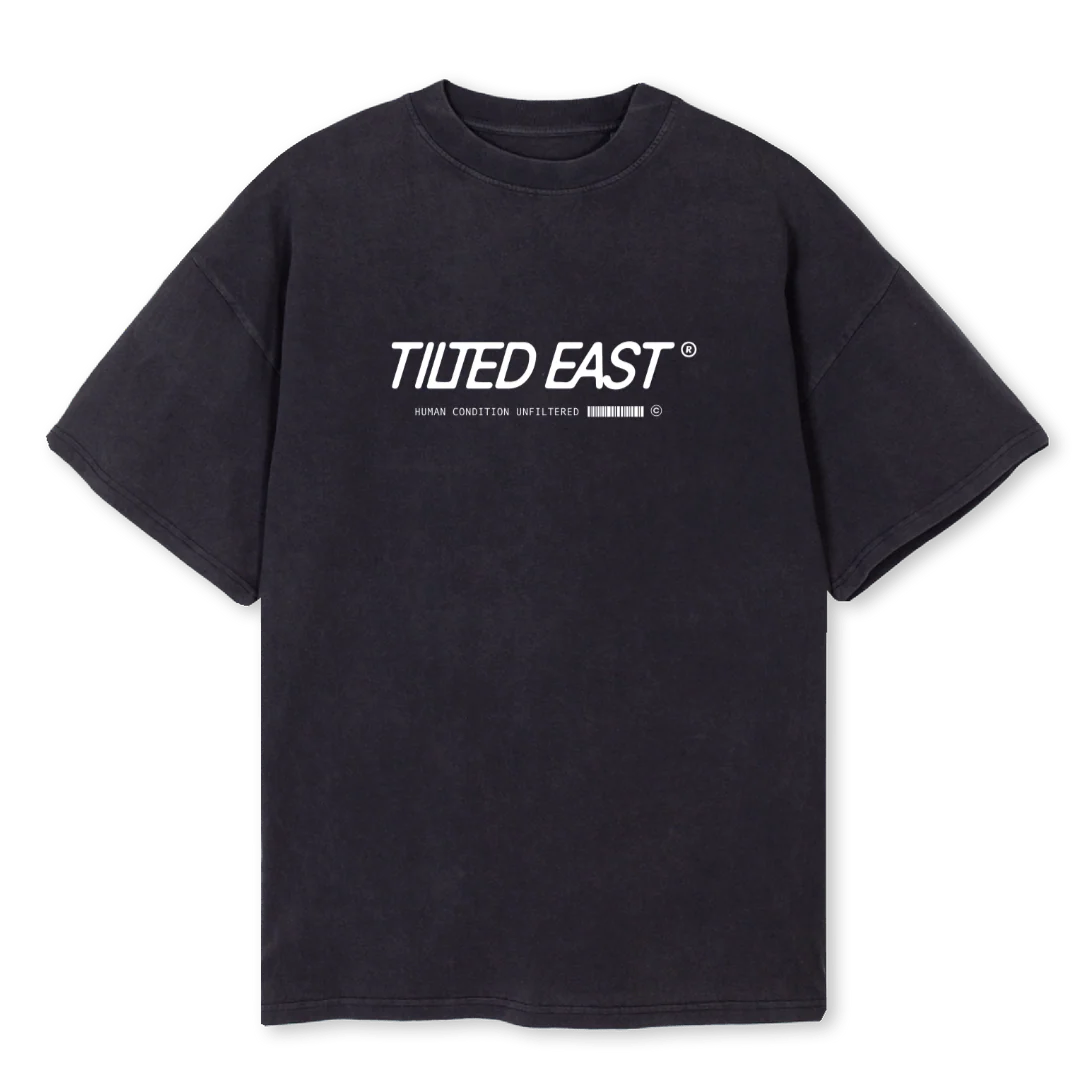 MKTAG Vintage Black Oversized Tee.