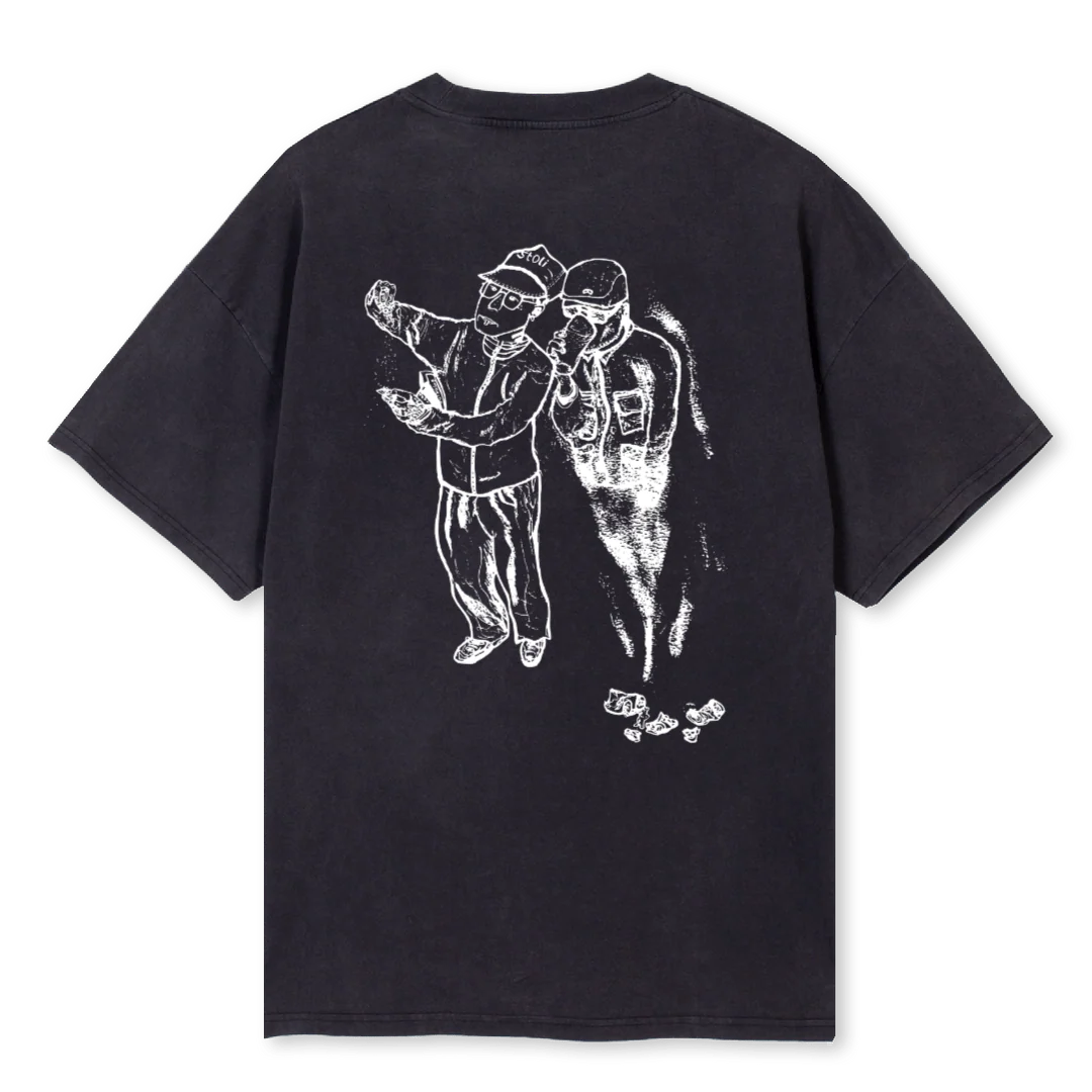 MKTAG Vintage Black Oversized Tee. - Image 2