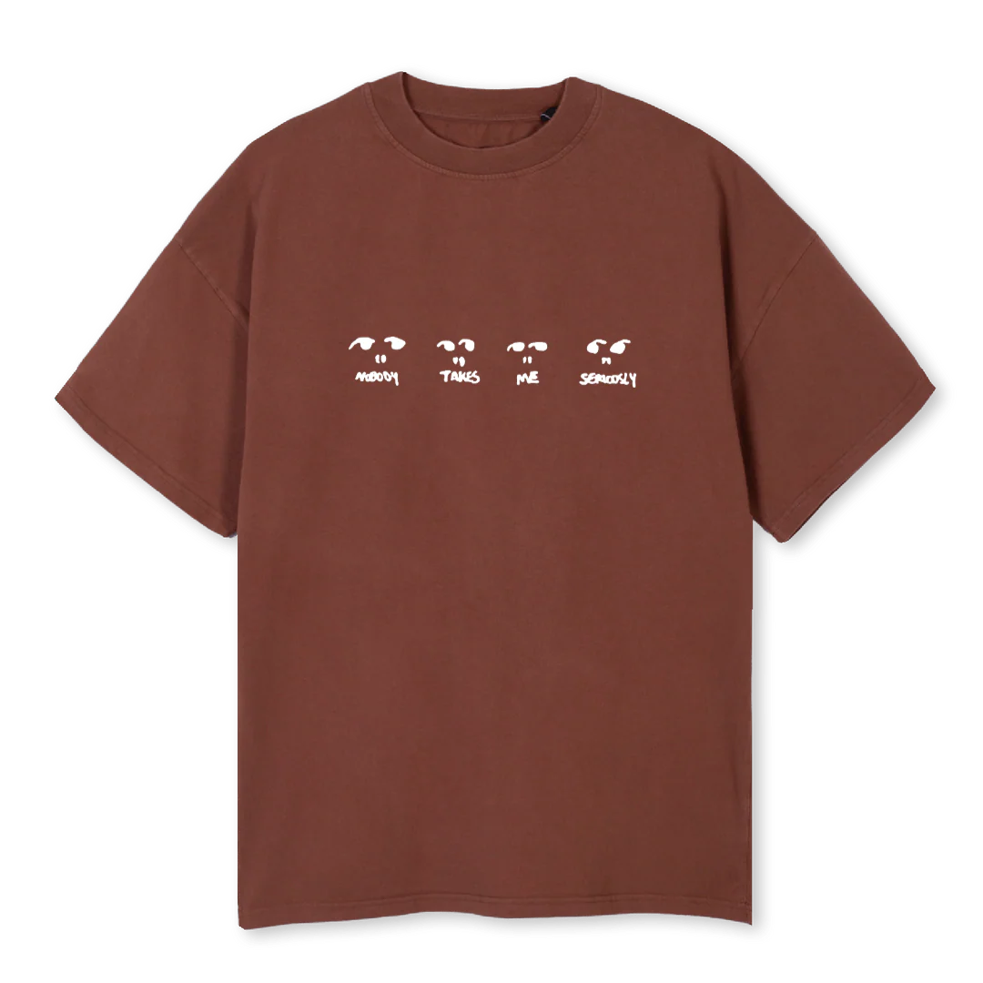 MKTNBTMS Vintage Brown Oversized Tee.