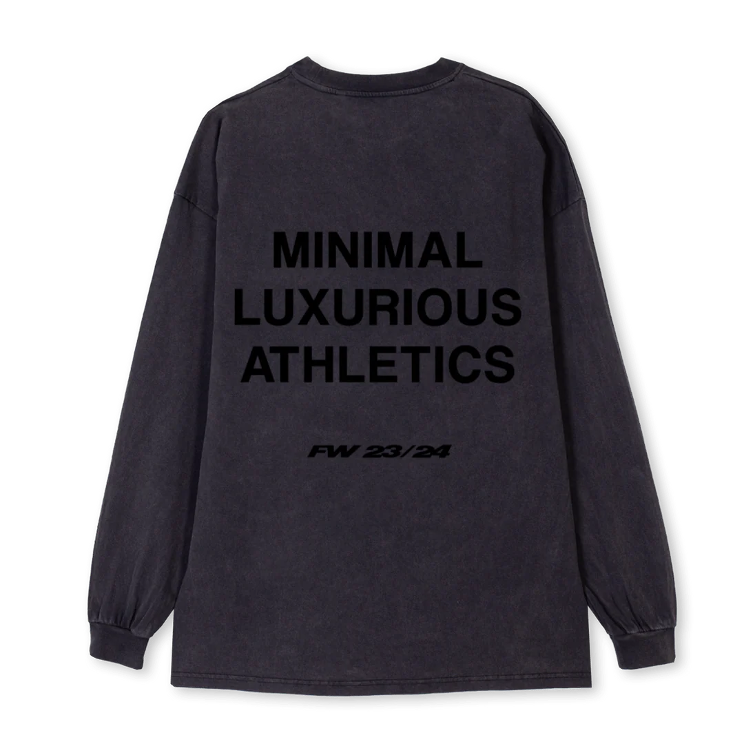 MLAVBLS Vintage Black Oversized LS Tee. - Image 2