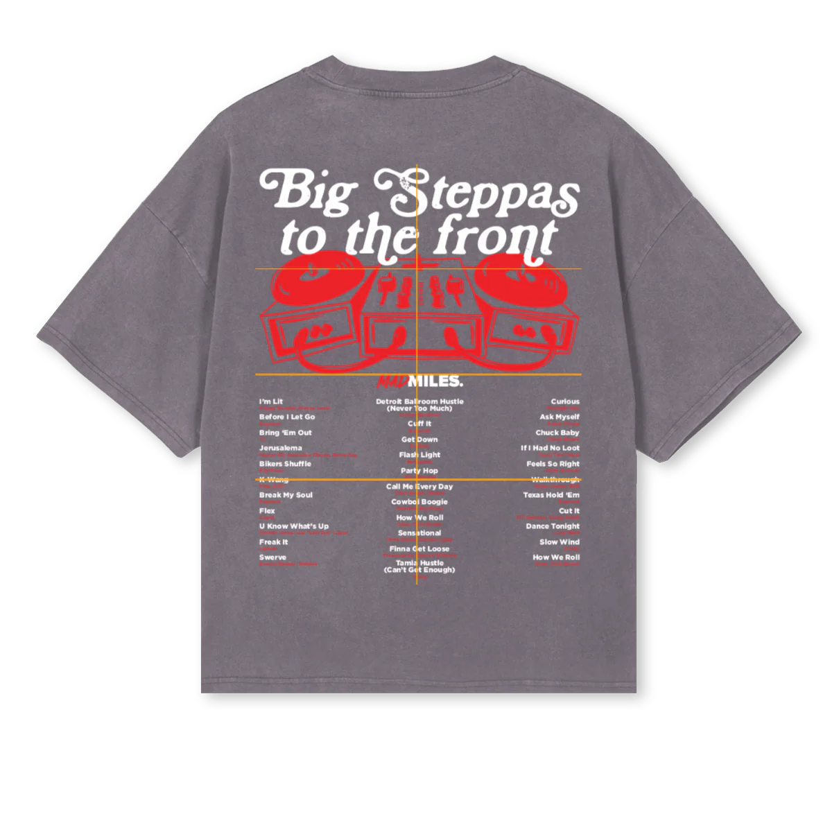 MMBIGSTEPPASGRAY Pigment Grey Oversized Boxy Tee. - Image 2
