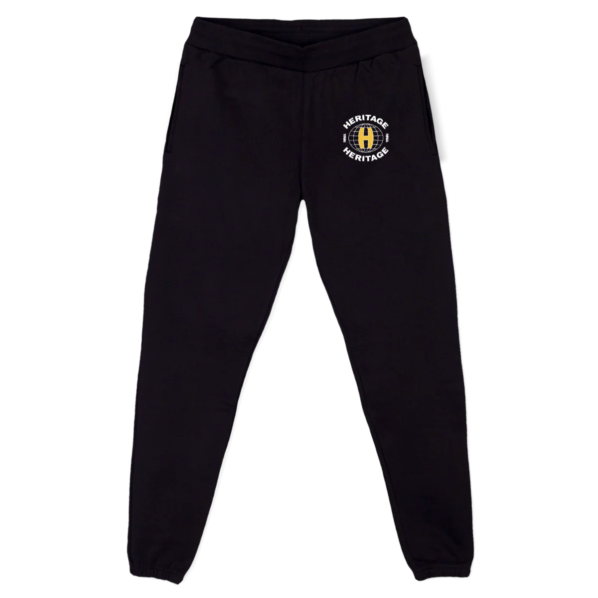 MMMAHERITAGEJOGG Black Relaxed Sweatpants.