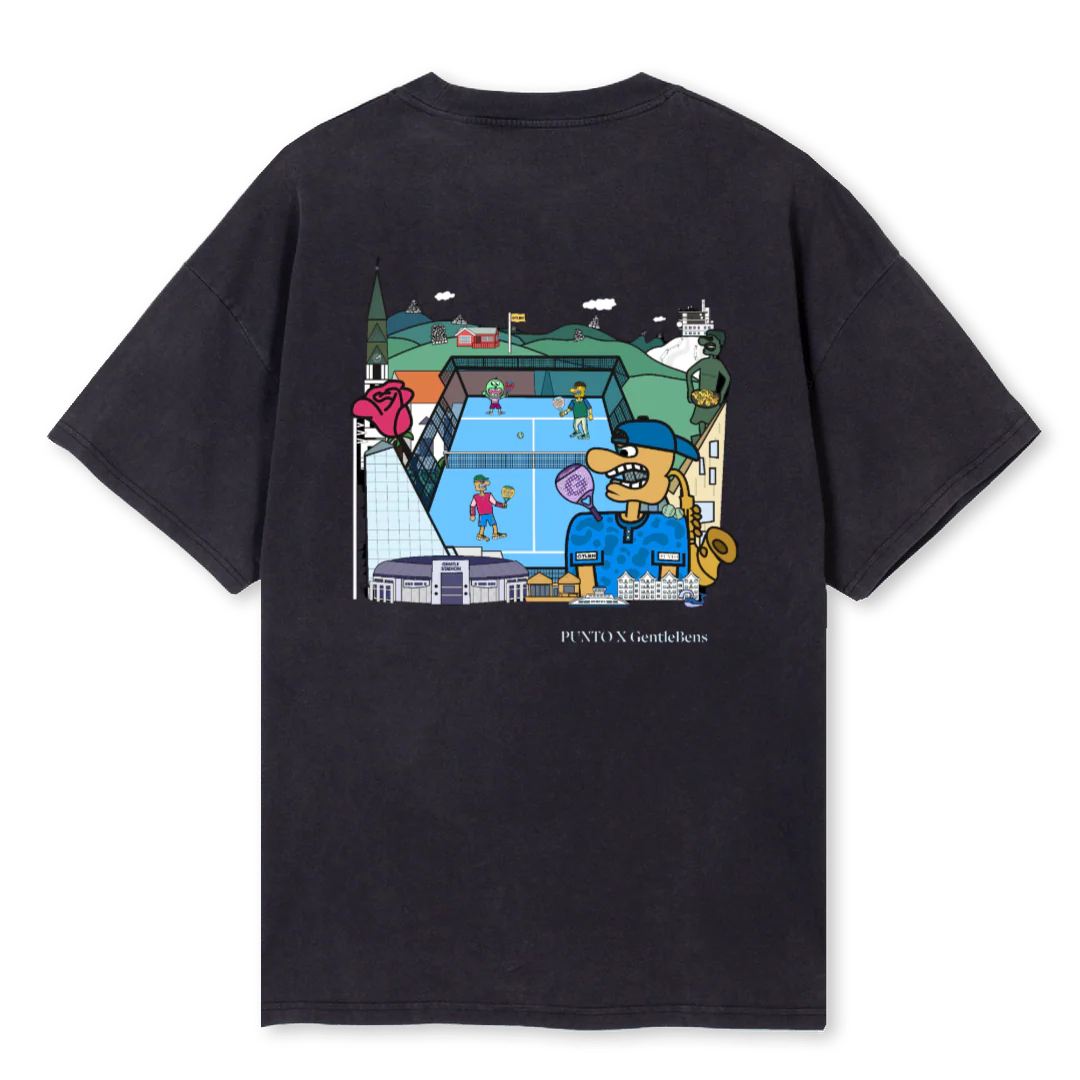MOLDEPADELLT Vintage Black Oversized Tee. - Image 2